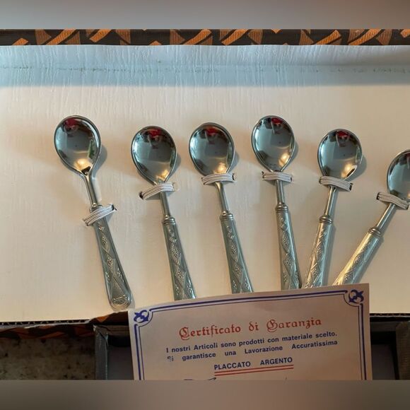 Silver plated serving set - Picture 5 of 7